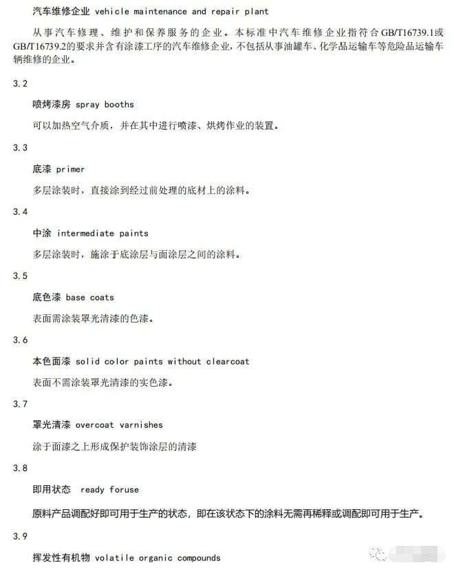 上海：《汽車(chē)維修行業(yè)大氣污染物排放標(biāo)準(zhǔn)（征求意見(jiàn)稿）》