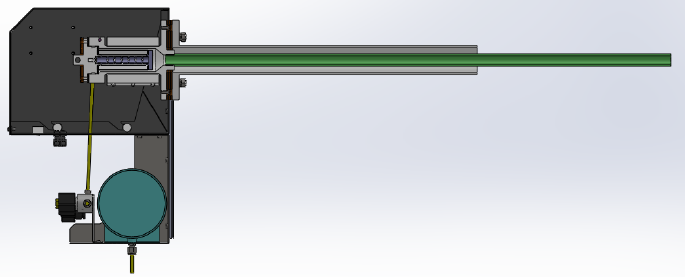 取樣單元 取樣探頭裝置是具有電加熱伴熱功能，能自行加熱并實(shí)施溫控的采樣裝置。該裝置適用于高溫、高粉塵濃度的SCR/SNCR裝置入口和出口樣氣的連續(xù)采集。